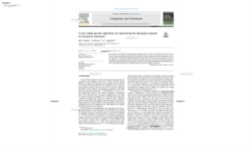 A real-coded genetic algorithm for optimizing the damping response of composite laminates